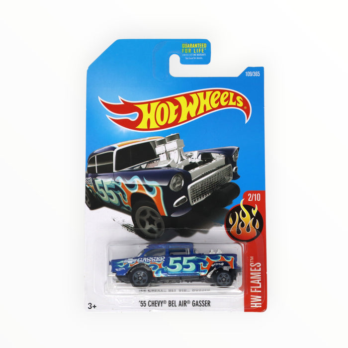 Hot Wheels '55 Chevy Bel Air Gasser - Mainline (2017) 109/365