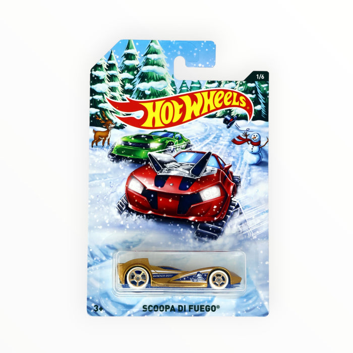 Hot Wheels Scoopa Di Fuego - Holiday Hot Rods (2017) 1/6