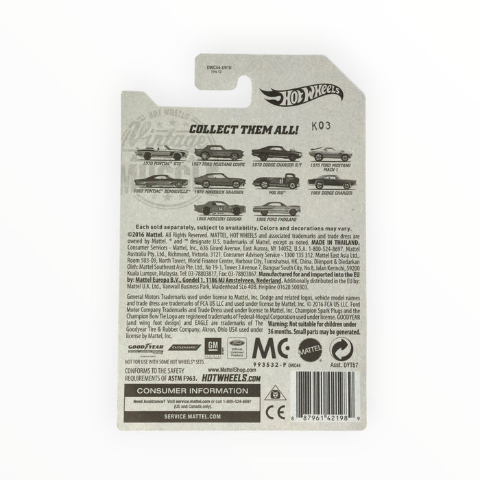 Hot Wheels 1970 Dodge Charger R/T - Vintage American Muscle (2017) 3/10
