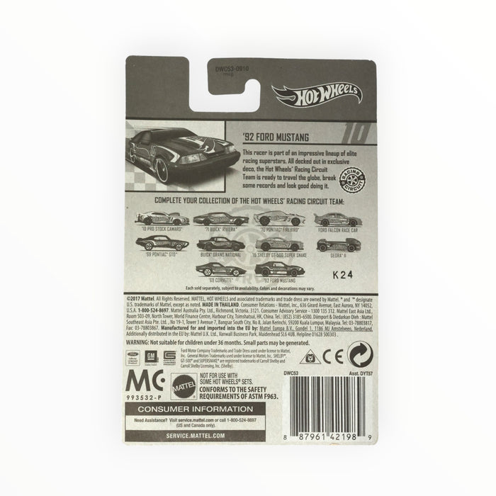 Hot Wheels '92 Ford Mustang - Racing Circuit (2017) 10/10