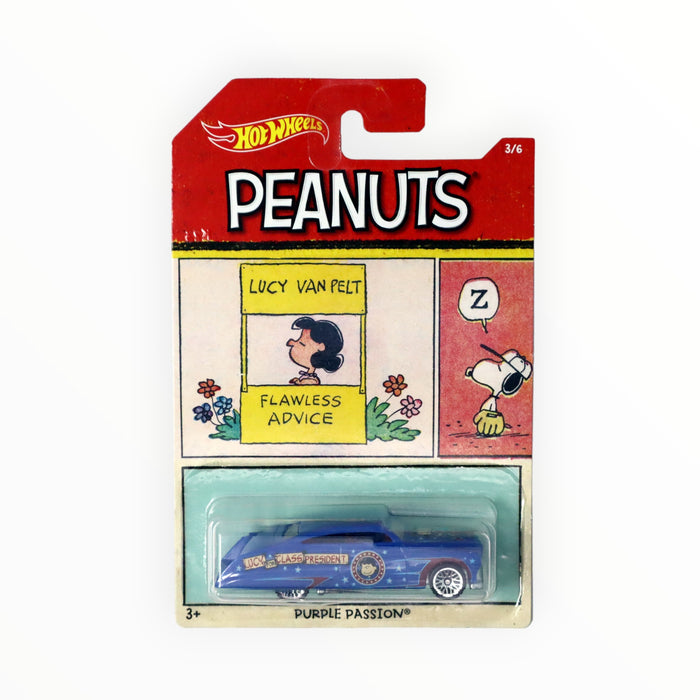 Hot Wheels Purple Passion (Lucy) Peanuts (2017) 3/6