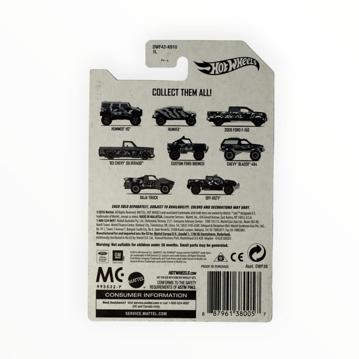 Hot Wheels '83 Chevy Silverado - Camouflage Trucks (2017) 4/8