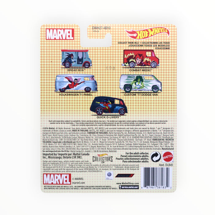 Hot Wheels Bread Box (Black Widow) Pop Culture (2017)
