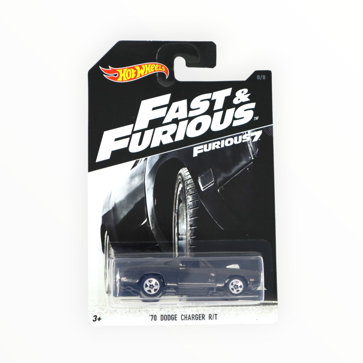 Hot Wheels '70 Dodge Power Wagon 1:64 Scale Die-Cast Car - Black 8/8
