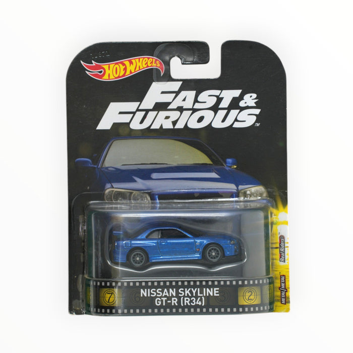 Hot Wheels Nissan Skyline GT-R (R34) (Fast & Furious) Entertainment (2017)