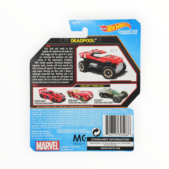 Hot Wheels Deadpool - Character Cars (2017)