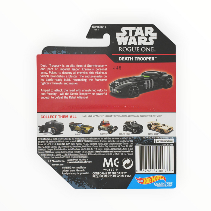 Hot Wheels Death Troope - Character Cars
