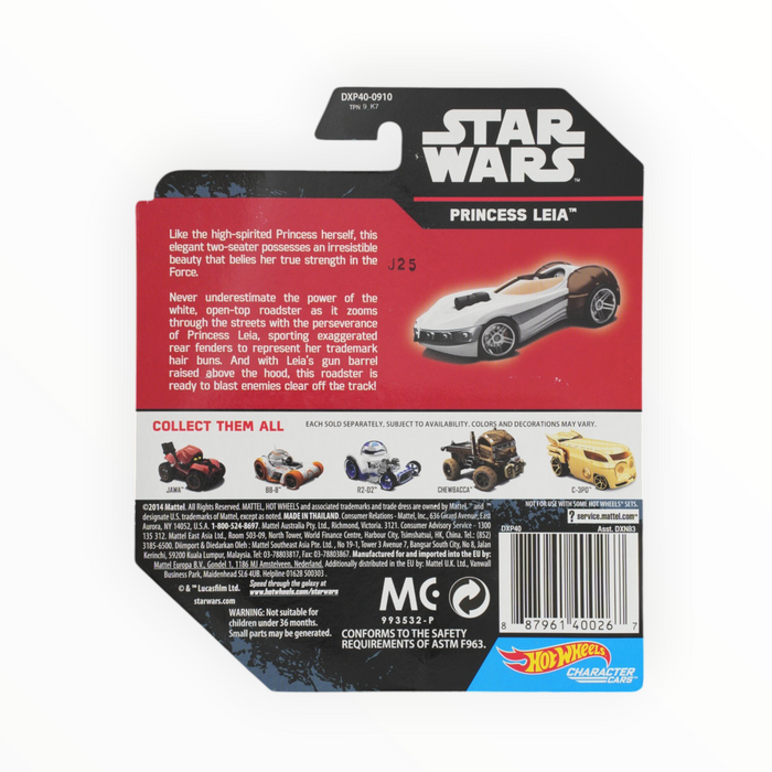 Hot Wheels Princess Leia - Character Cars