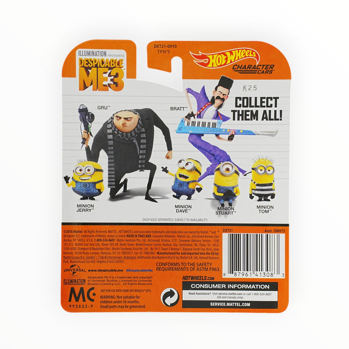 Hot Wheels Minion Stuart - Character Cars (2017)