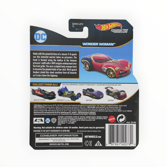 Hot Wheels Wonder Woman - Character Cars (2017)