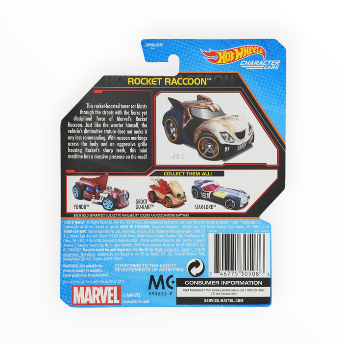 Hot Wheels Rocket Raccoon - Character Cars (2017)