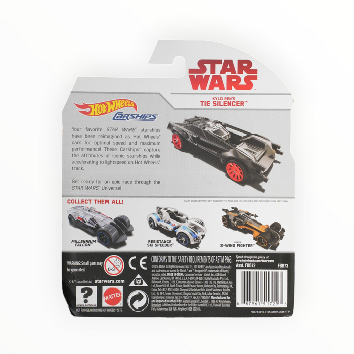 Hot Wheels Kylo Ren's TIE Silencer - Star Wars Carships (2017)