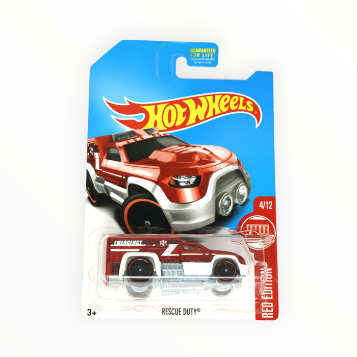 Hot Wheels Rescue Duty (Red Edition) Mainline (2017)