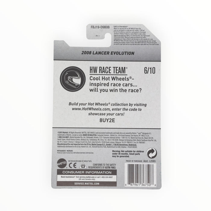 Hot Wheels 2008 Lancer Evolution - Mainline (2016) 6/250