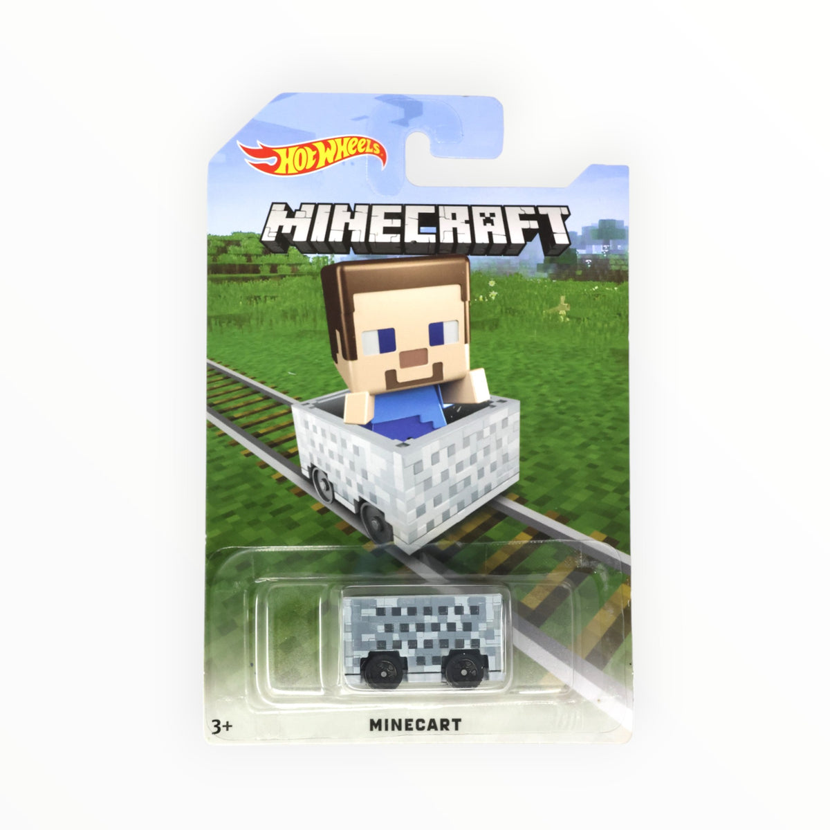 Hot Wheels Minecart (Steve) Minecraft (2016) — 99Diecast