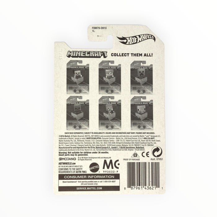 Hot Wheels Minecart (Pig) Minecraft (2016)