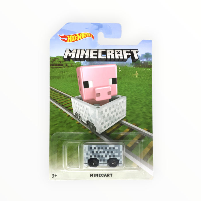 Hot Wheels Minecart (Pig) Minecraft (2016)