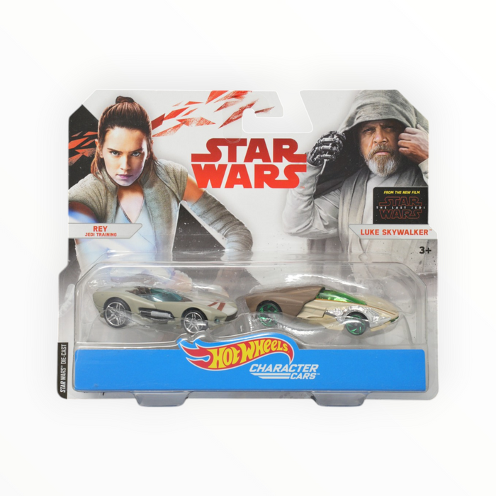 Hot Wheels Rey - Jedi Training / Luke Skywalker (The Last Jedi) Character Cars (2018)