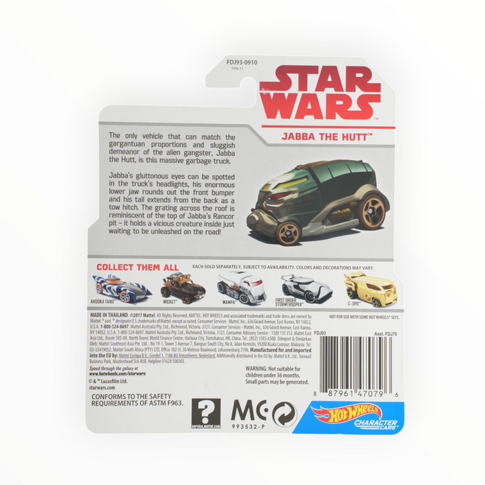 Hot Wheels Jabba the Hutt - Character Cars
