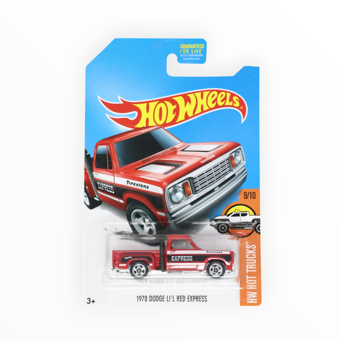 Hot Wheels 1978 Dodge Li'l Red Express Truck - Mainline (2017)
