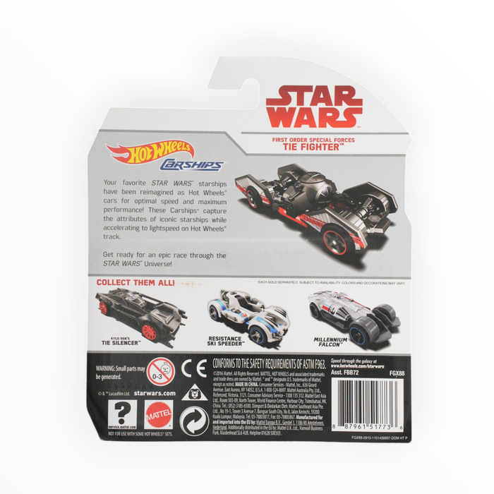 Hot Wheels First Order Special Forces TIE Fighter - Star Wars Carships (2017)