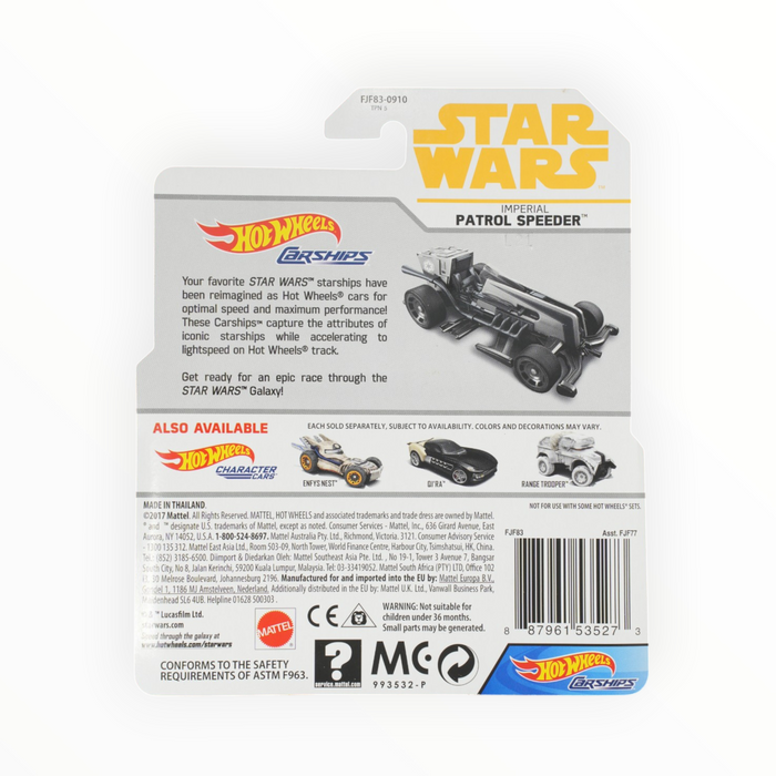 Hot Wheels Imperial Patrol Speeder - Star Wars Carships (2018)