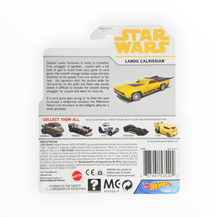 Hot Wheels Lando Calrissian - Character Cars