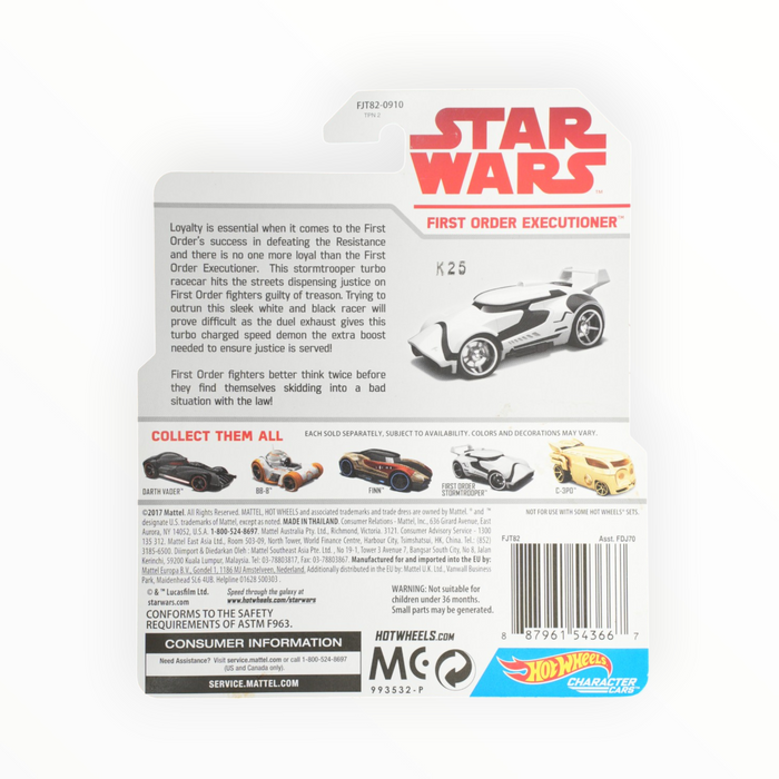 Hot Wheels First Order Executioner - Character Cars