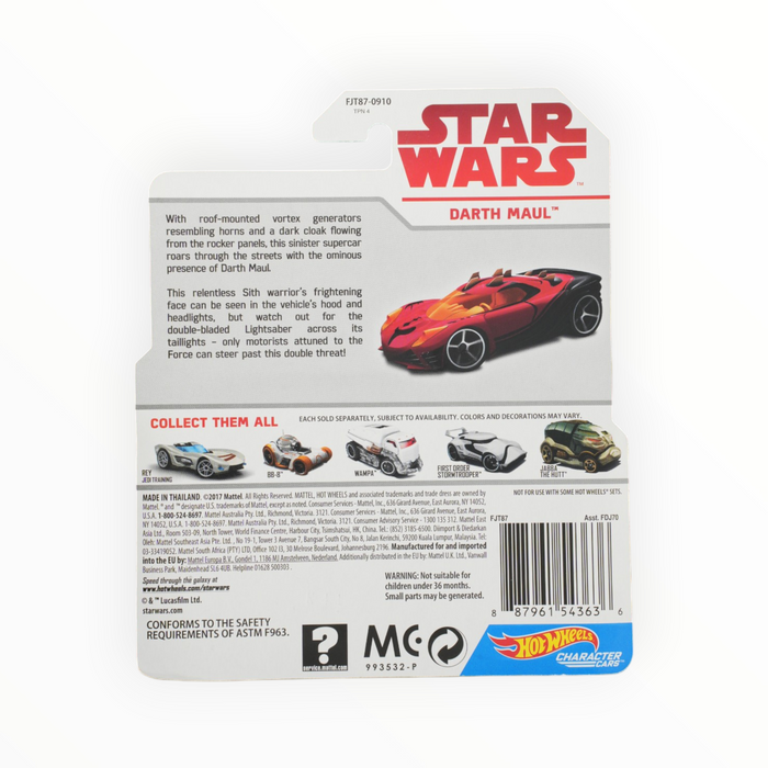 Hot Wheels Darth Maul - Character Cars