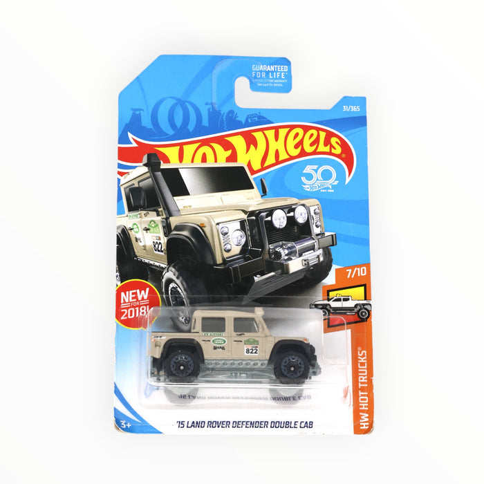 Hot Wheels '15 Land Rover Defender Double Cab - Mainline (2018) 31/365