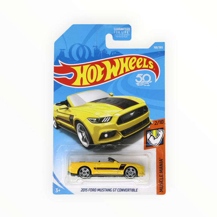 Hot Wheels 2015 Ford Mustang GT Convertible - Mainline (2018) 168/365