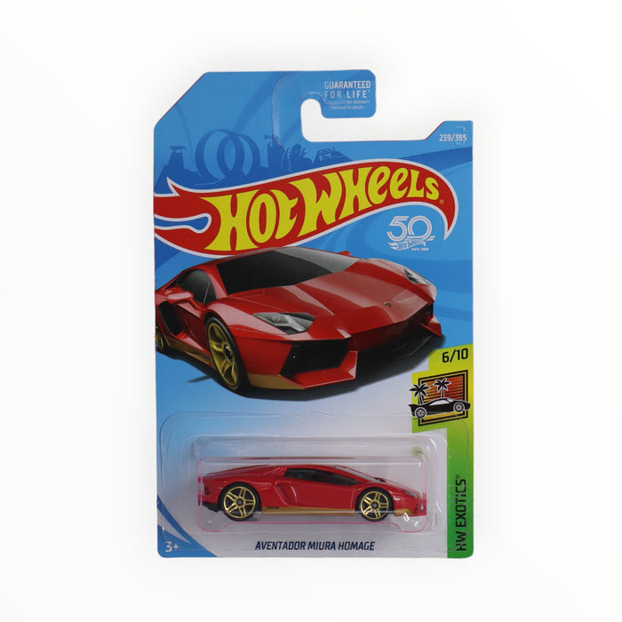 Hot Wheels Aventador Miura Homage - Mainline (2018) 239/365