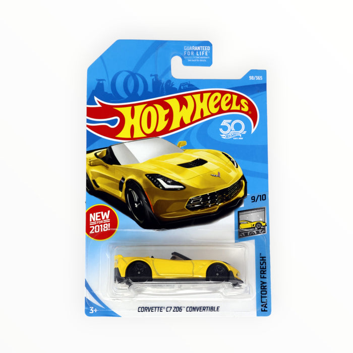 Hot Wheels Corvette C7 Z06 Convertible - Mainline (2018) 98/365