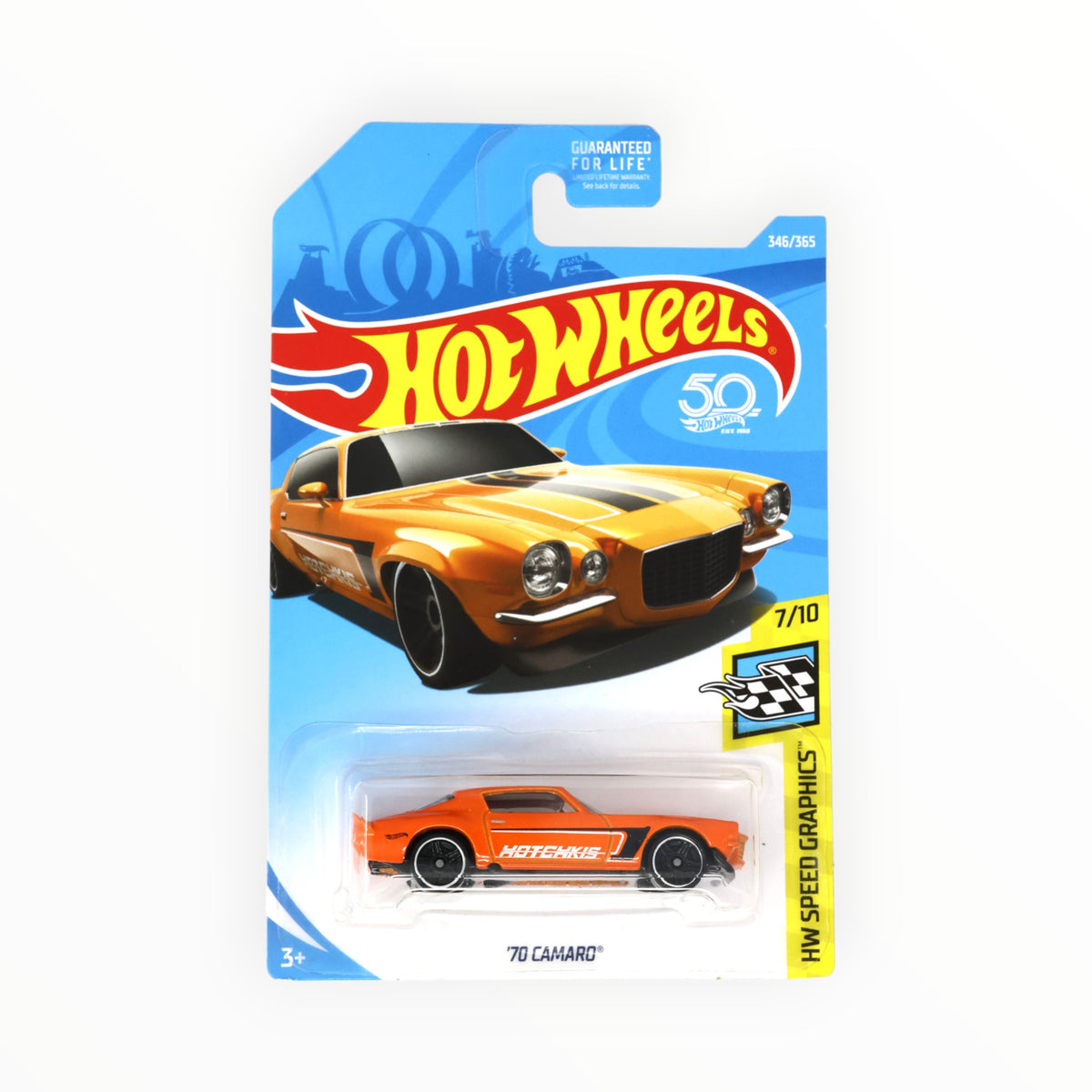 Hot Wheels '70 Camaro - Mainline (2018) 346/365 — 99Diecast