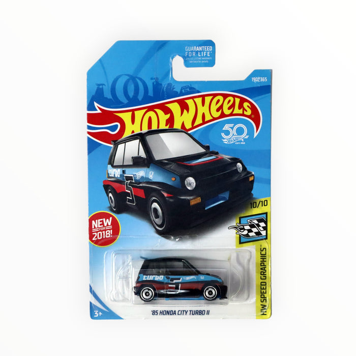 Hot Wheels '85 Honda City Turbo II (Dark Blue) - Mainline (2018) 190/365