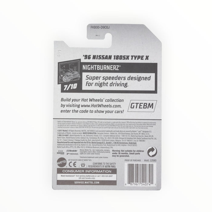 Hot Wheels '96 Nissan 180SX Type X - Mainline (2018) 214/365