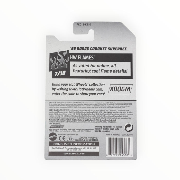 Hot Wheels '69 Dodge Coronet Superbee - Mainline (2018)