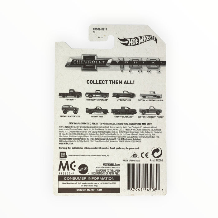 Hot Wheels '83 Chevy Silverado - 100 Years Chevrolet Trucks (2018)