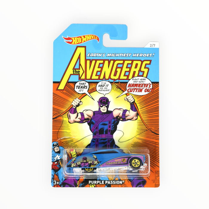 Hot Wheels Purple Passion (Hawkeye) Avengers (2018) 2/7