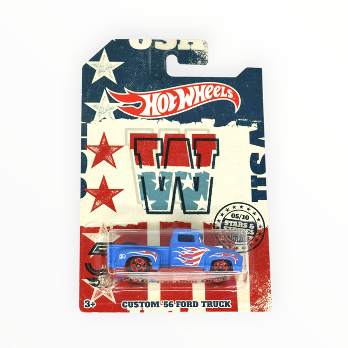 Hot Wheels Custom '56 Ford Truck - Stars & Stripes (2018) 5/10