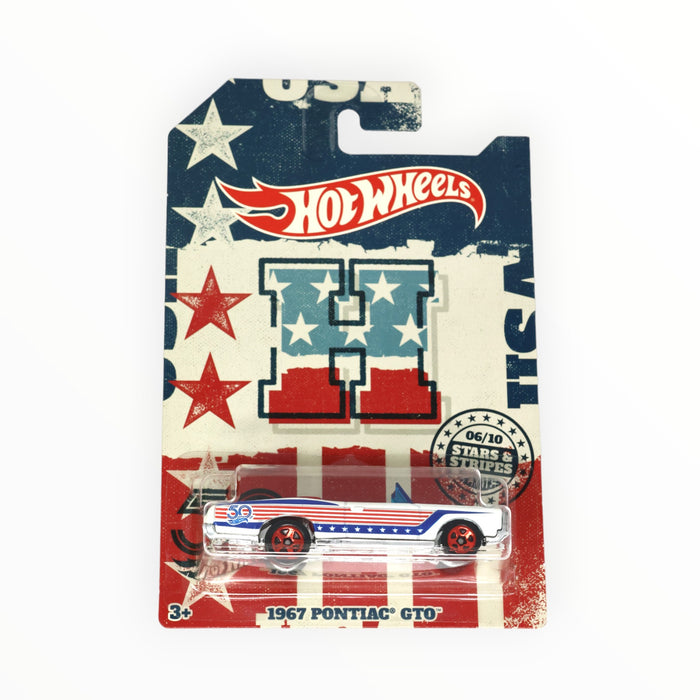 Hot Wheels '67 Pontiac GTO Convertible - Stars & Stripes (2018) 6/10