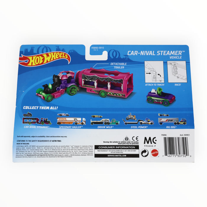 Hot Wheels Car-Nival Steamer / Pedal Driver - Super Rigs (2018)