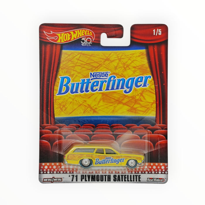 Hot Wheels '71 Plymouth Satellite (Butterfinger) Pop Culture (2018)