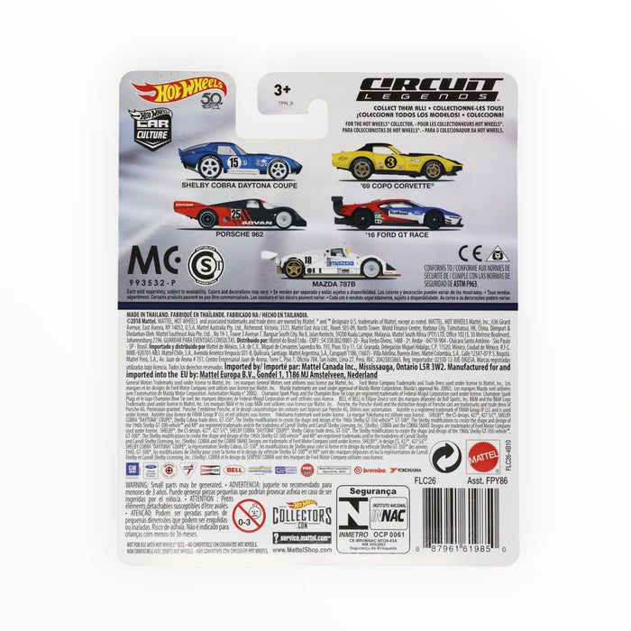 Hot Wheels '16 Ford GT Race - Car Culture (2018)