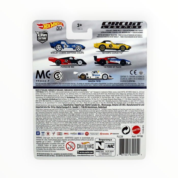 Hot Wheels Shelby Cobra Daytona Coupe - Car Culture (2018)