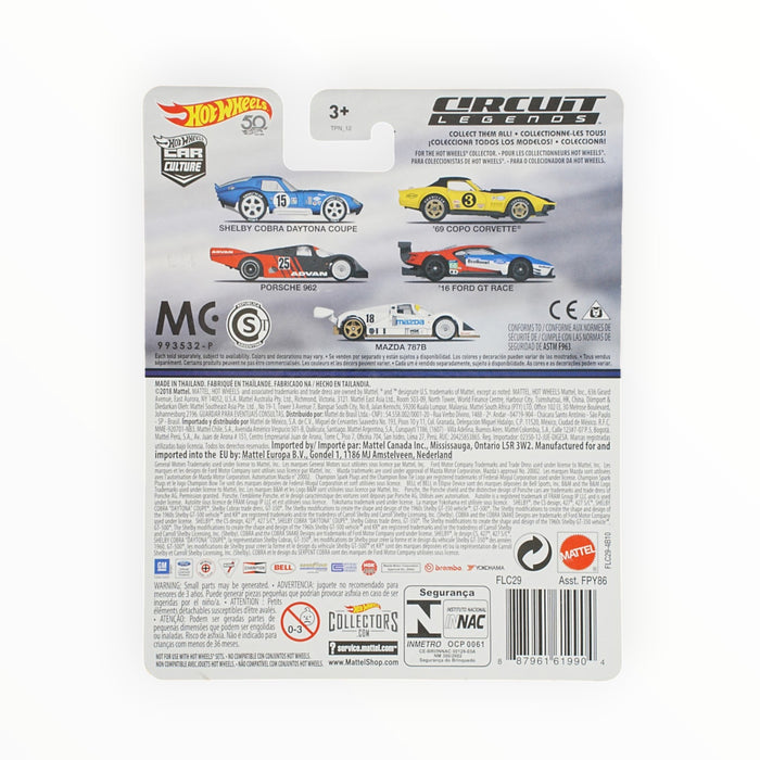 Hot Wheels Porsche 962 - Car Culture (2018)
