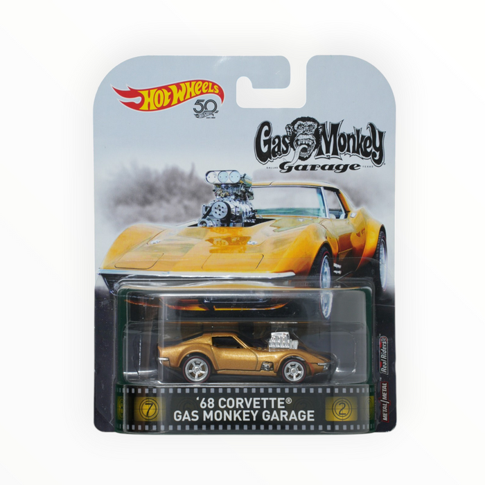 Hot Wheels '68 Corvette Gas Monkey Garage (Gas Monkey Garage) Entertainment (2018)