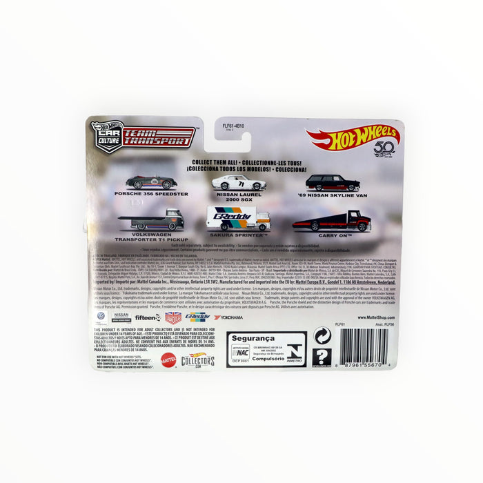 Hot Wheels Porsche 356 Speedster / Volkswagen Transporter T1 Pickup - Car Culture: Team Transport (2018) #1