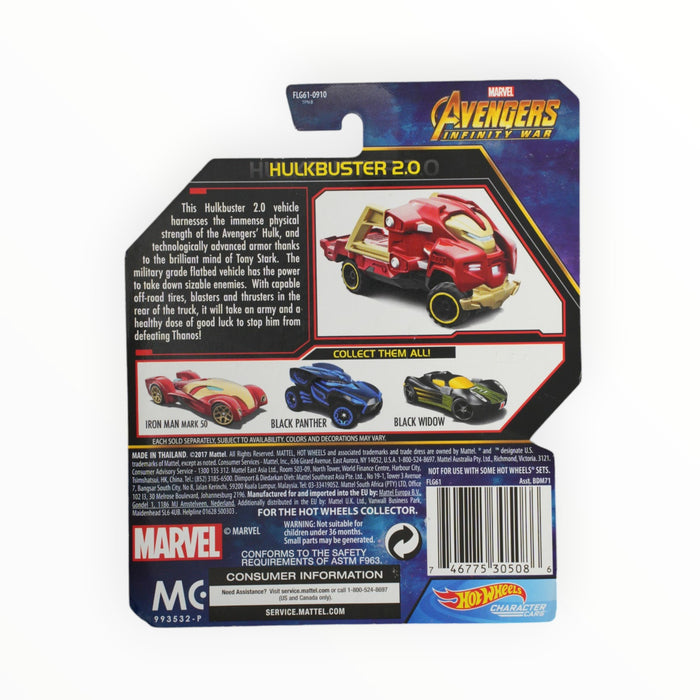 Hot Wheels Hulkbuster 2.0 - Character Cars (2018)