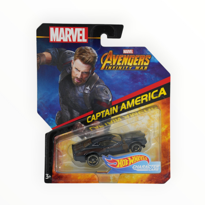 Hot Wheels Captain America (Avengers) Character Cars (2018)
